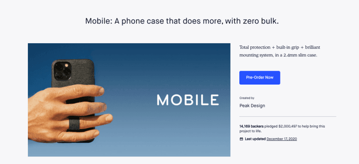 海外众筹｜如何通过6个步骤设计你的Kickstarter众筹页面