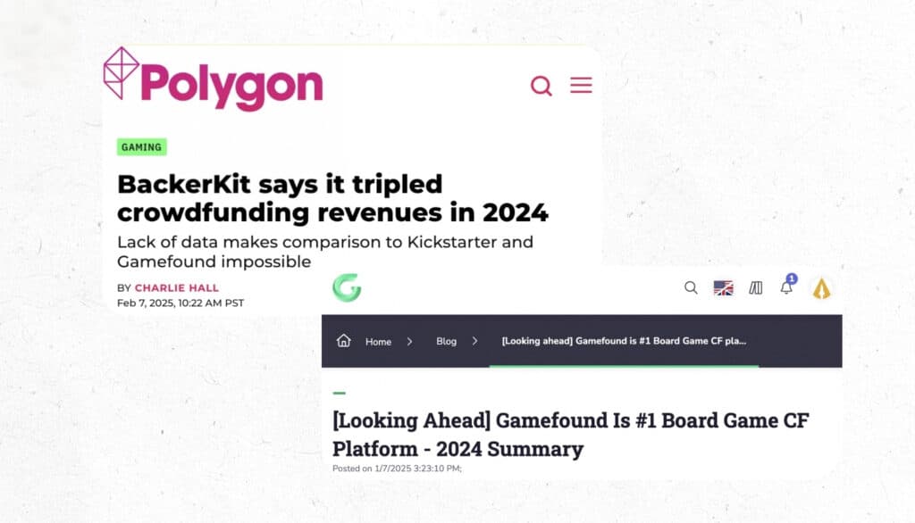 Kickstarter vs Gamefound vs BackerKit：2025 年有何不同？